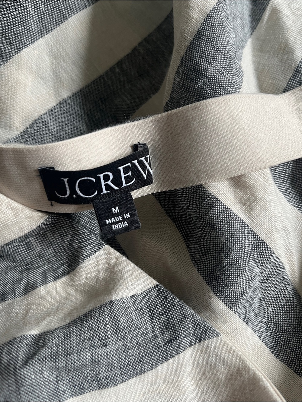 J. Crew 100% Linen Skirt with Side Slits - Picture 2 of 4